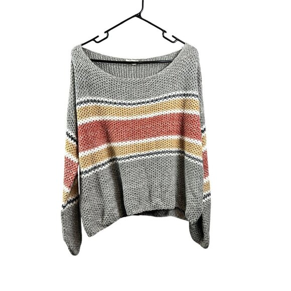 ee:some Women's Lightweight Grey Knitted Sweater - Picture 1 of 7